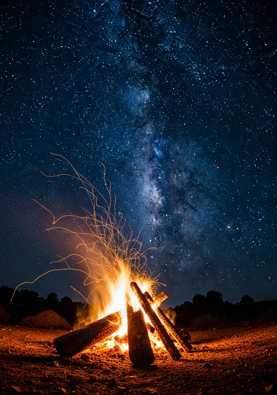 Milky Way Bonfires